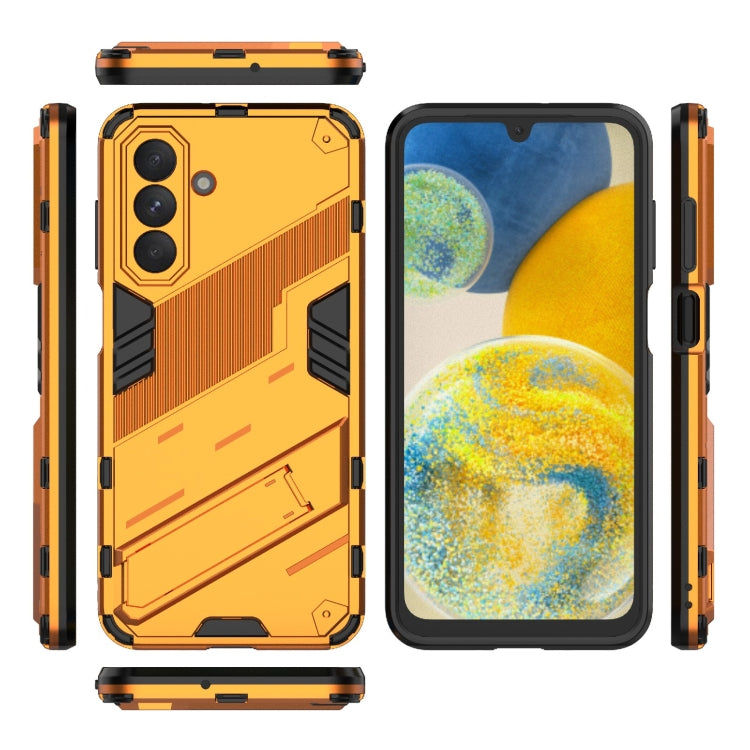 For Samsung Galaxy A26 5G Punk Armor 2 in 1 PC + TPU Shockproof Phone Case with Invisible Holder