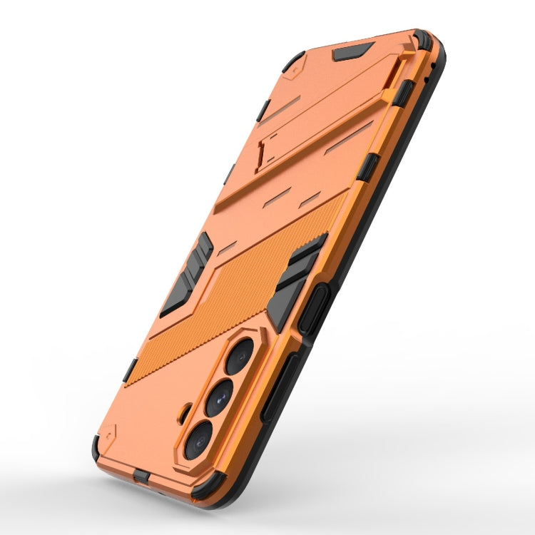For Samsung Galaxy A26 5G Punk Armor 2 in 1 PC + TPU Shockproof Phone Case with Invisible Holder