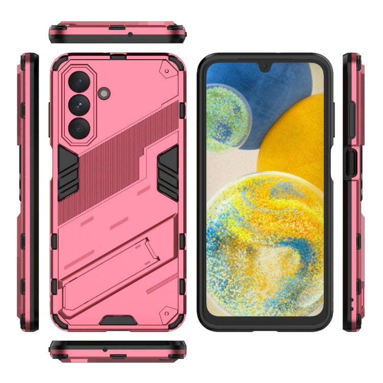 For Samsung Galaxy A26 5G Punk Armor 2 in 1 PC + TPU Shockproof Phone Case with Invisible Holder
