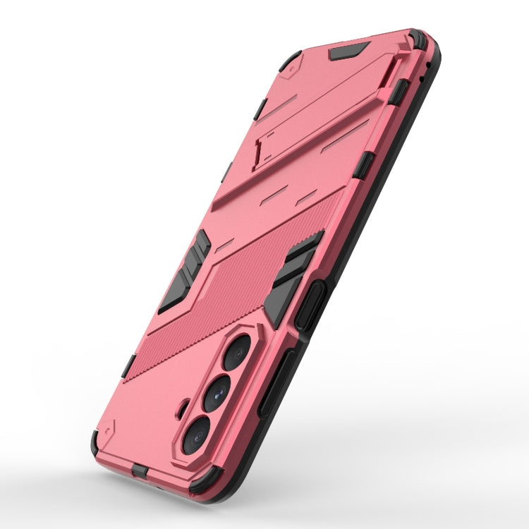 For Samsung Galaxy A26 5G Punk Armor 2 in 1 PC + TPU Shockproof Phone Case with Invisible Holder