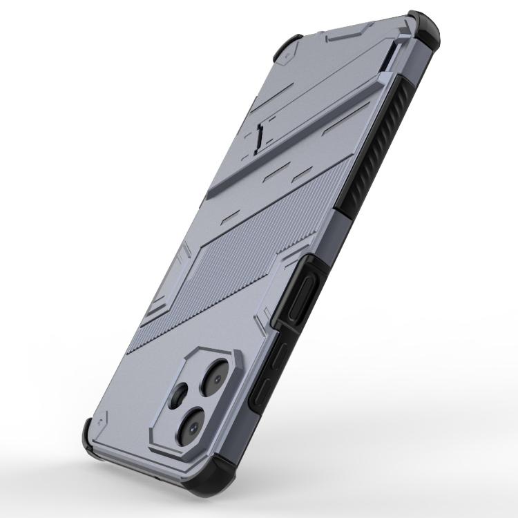 For Samsung Galaxy A07 4G Punk Armor 2 in 1 PC + TPU Shockproof Phone Case with Invisible Holder