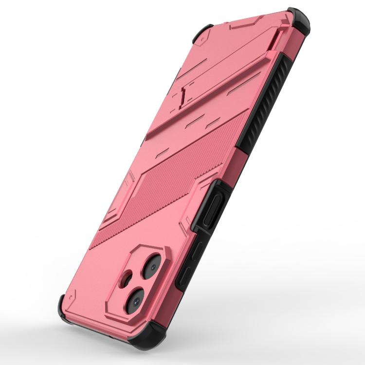 For Samsung Galaxy A07 4G Punk Armor 2 in 1 PC + TPU Shockproof Phone Case with Invisible Holder