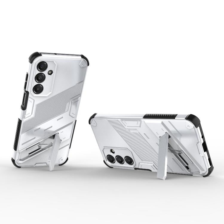 For Samsung Galaxy A16 5G Punk Armor 2 in 1 PC + TPU Shockproof Phone Case with Invisible Holder