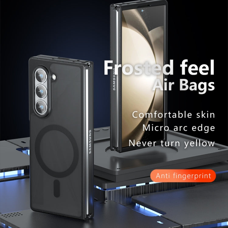 For Samsung Galaxy Z Fold6 Armor MagSafe PC Hybrid TPU Phone Case