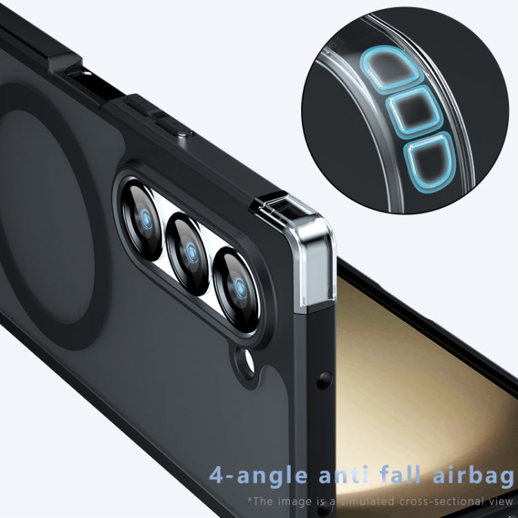 For Samsung Galaxy Z Fold6 Armor MagSafe PC Hybrid TPU Phone Case