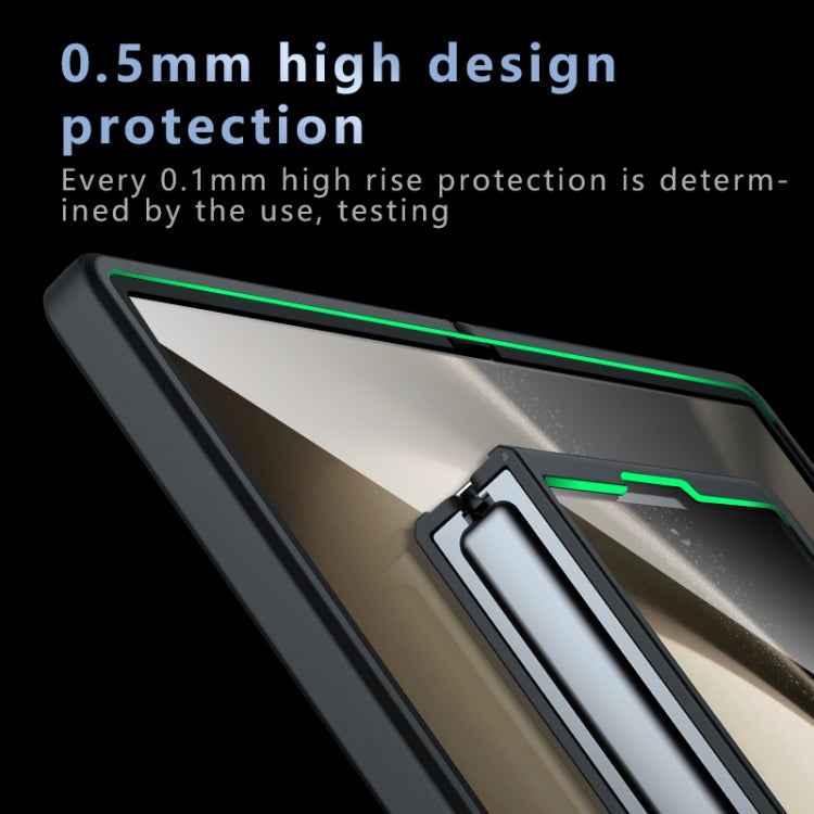 For Samsung Galaxy Z Fold6 Armor MagSafe PC Hybrid TPU Phone Case