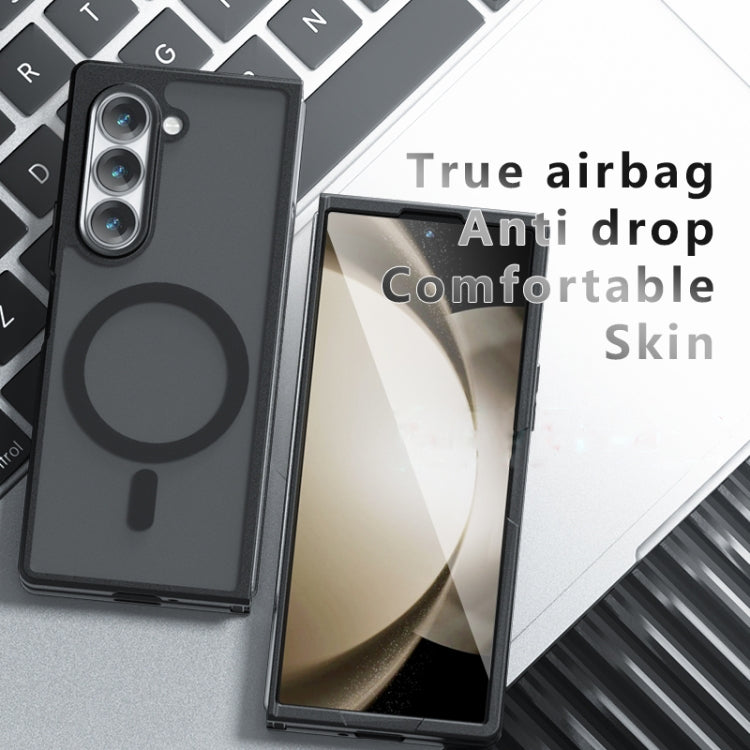 For Samsung Galaxy Z Fold6 Armor MagSafe PC Hybrid TPU Phone Case