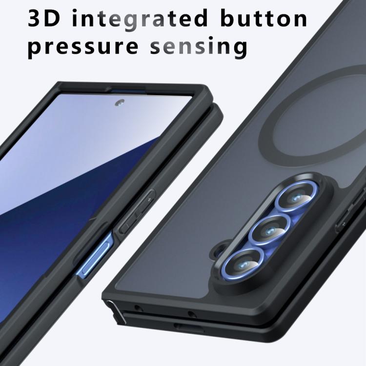 For Samsung Galaxy Z Fold7 Armor MagSafe PC Hybrid TPU Phone Case