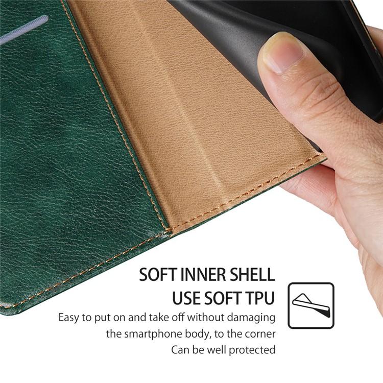 For Redmi Note 14 Pro 4G Gloss Oil Solid Color Magnetic Leather Phone Case