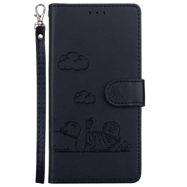 For Huawei nova 13 Pro Cute Cats RFID Leather Phone Case