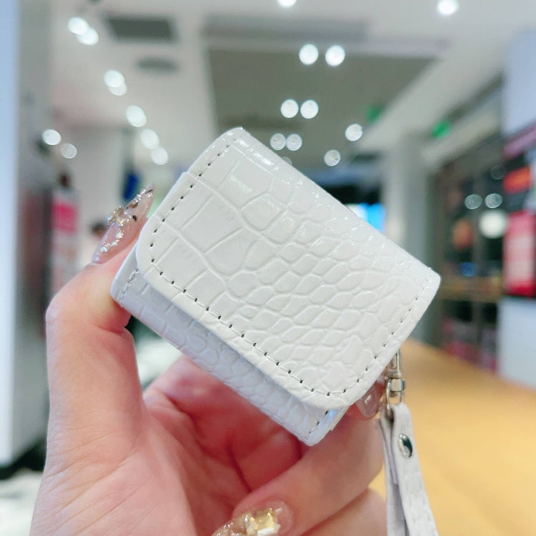 For AirPods 4 Crocodile Texture Earphones Protective Case