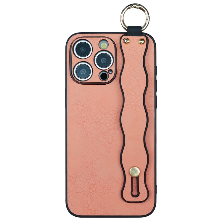 For iPhone 15 Pro Max Wavy Wristband Bracket TPU Phone Case