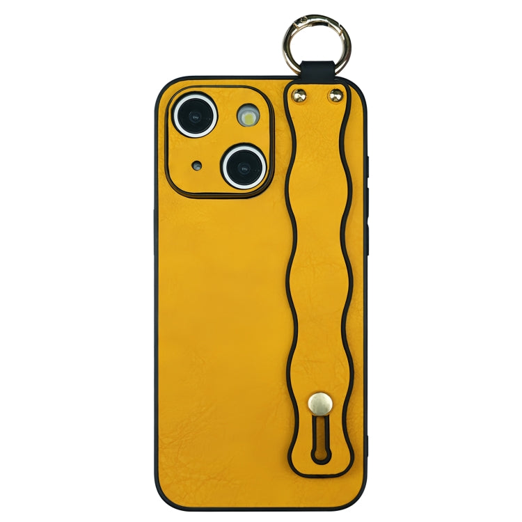 For iPhone 15 Wavy Wristband Bracket TPU Phone Case