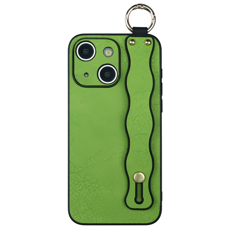 For iPhone 13 Wavy Wristband Bracket TPU Phone Case