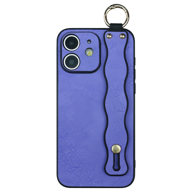For iPhone 12 Wavy Wristband Bracket TPU Phone Case