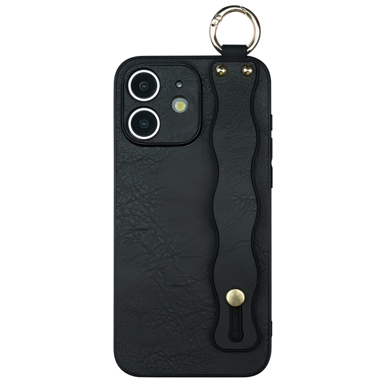 For iPhone 12 Wavy Wristband Bracket TPU Phone Case