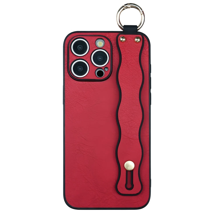 For iPhone 12 Pro Max Wavy Wristband Bracket TPU Phone Case