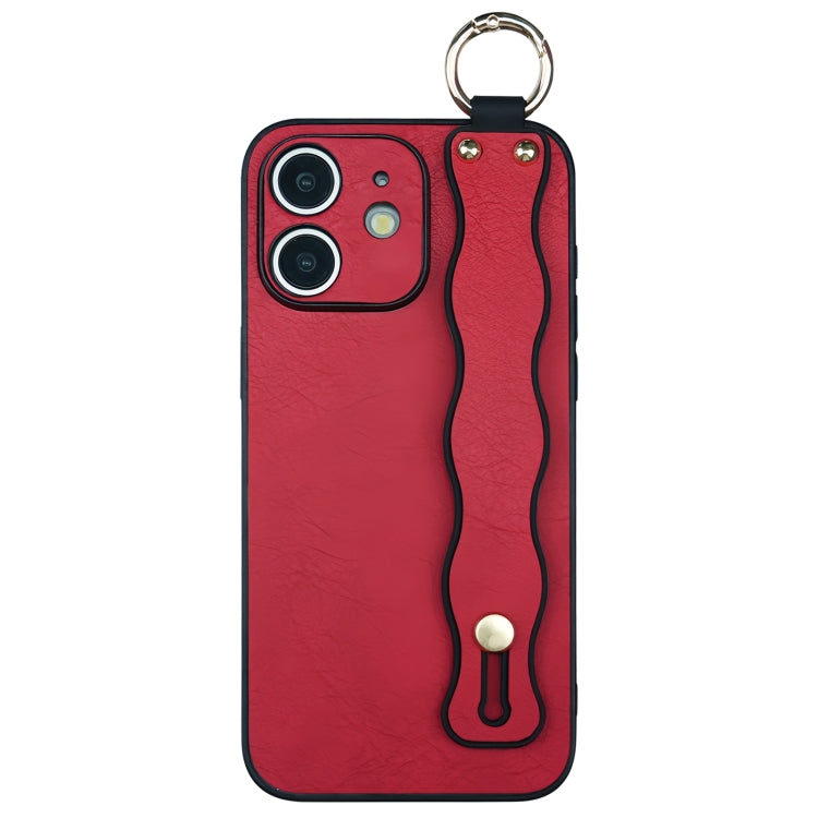 For iPhone 11 Wavy Wristband Bracket TPU Phone Case