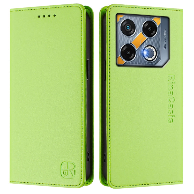 For Infinix GT 20 Pro 5G RC01 Dual-Folded Magnetic Suction RFID Leather Phone Case