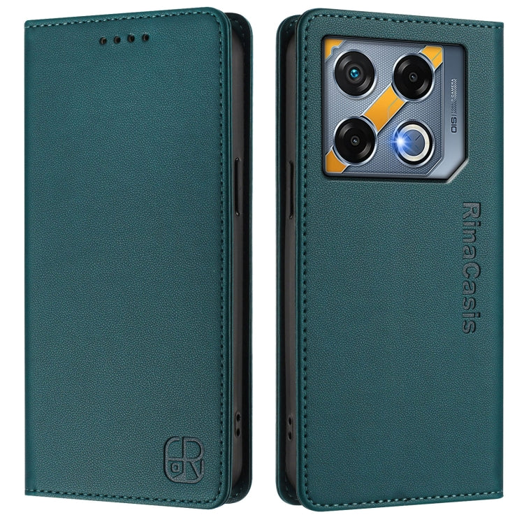 For Infinix GT 20 Pro 5G RC01 Dual-Folded Magnetic Suction RFID Leather Phone Case