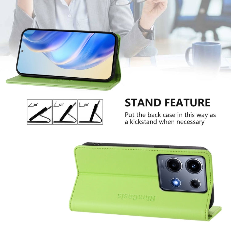 For Infinix Note 30 VIP RC01 Dual-Folded Magnetic Suction RFID Leather Phone Case