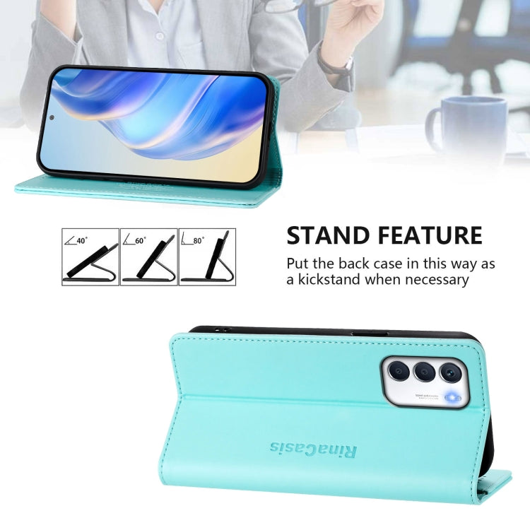 For Infinix Zero 5G 2023 RC01 Dual-Folded Magnetic Suction RFID Leather Phone Case