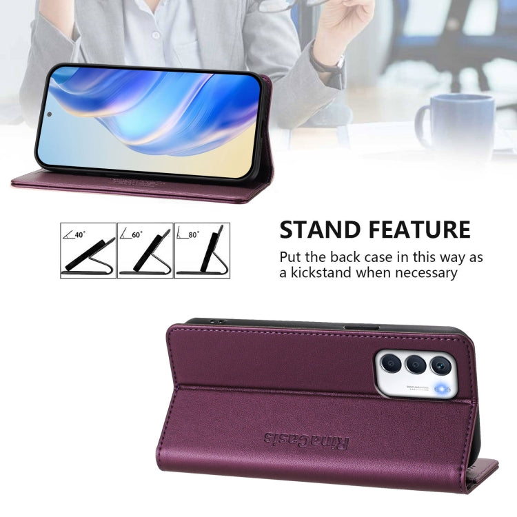 For Infinix Zero 5G 2023 RC01 Dual-Folded Magnetic Suction RFID Leather Phone Case