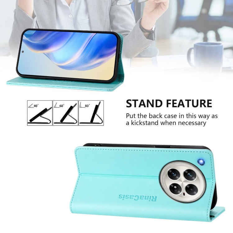 For Infinix Zero 40 4G / 5G RC01 Dual-Folded Magnetic Suction RFID Leather Phone Case
