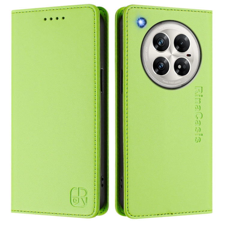 For Infinix Zero 40 4G / 5G RC01 Dual-Folded Magnetic Suction RFID Leather Phone Case