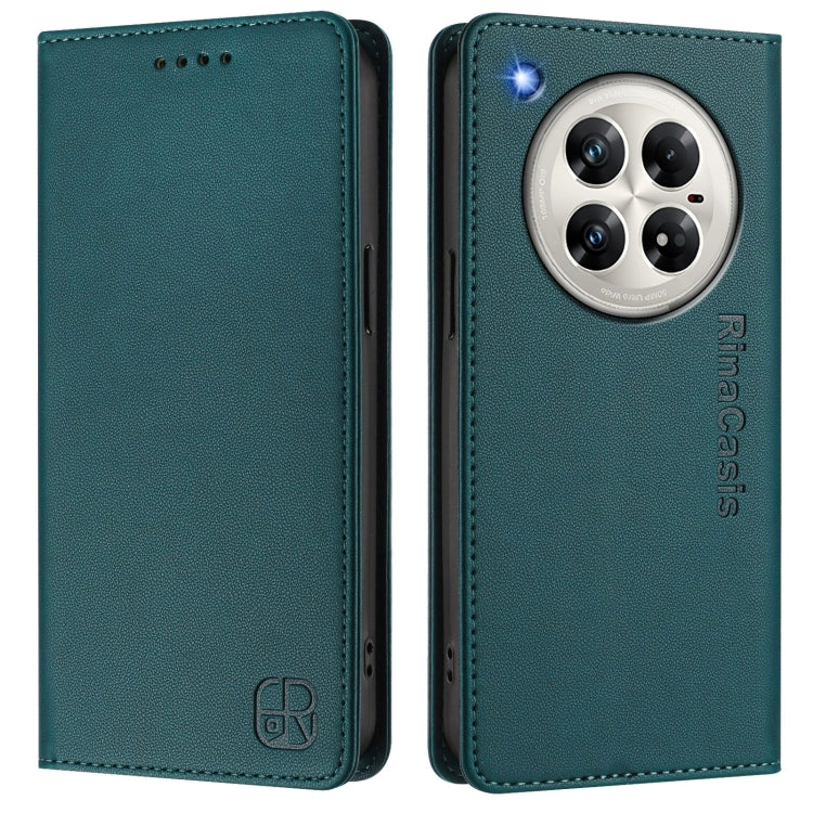 For Infinix Zero 40 4G / 5G RC01 Dual-Folded Magnetic Suction RFID Leather Phone Case