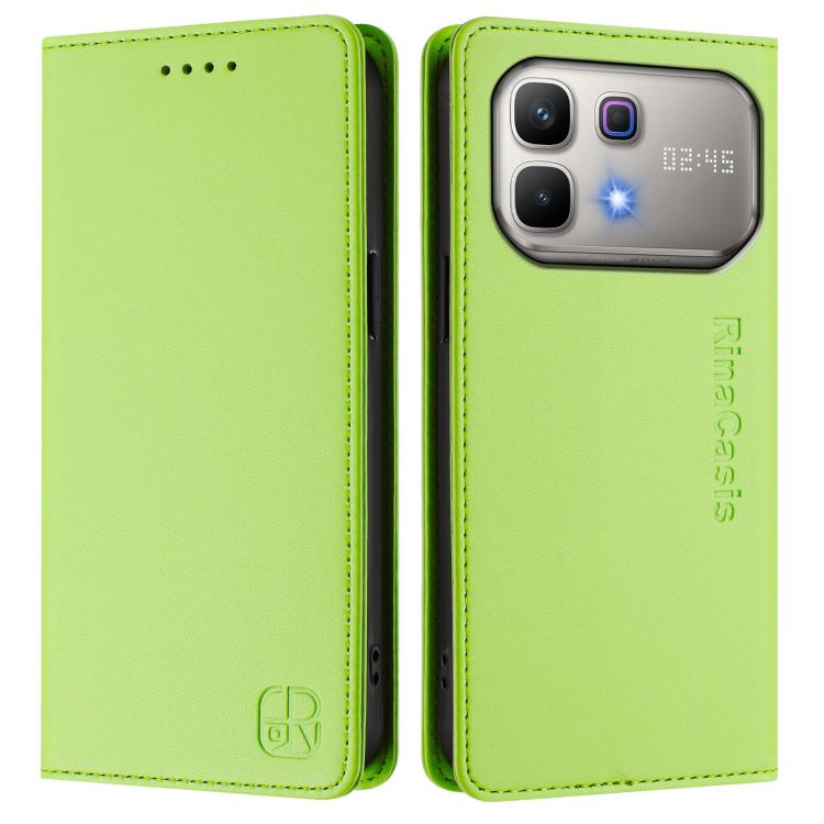 For Infinix Note 60 / 60 Pro RC01 Dual-Folded Magnetic Suction RFID Leather Phone Case