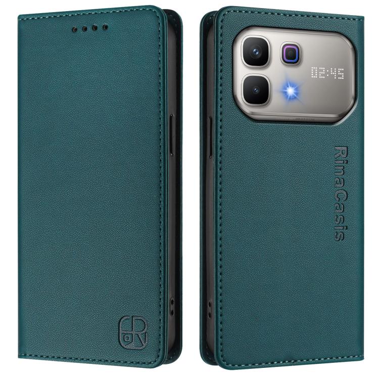 For Infinix Note 60 / 60 Pro RC01 Dual-Folded Magnetic Suction RFID Leather Phone Case