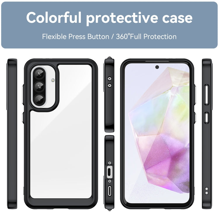 For Samsung Galaxy A56 5G Colorful Series Acrylic Hybrid TPU Phone Case