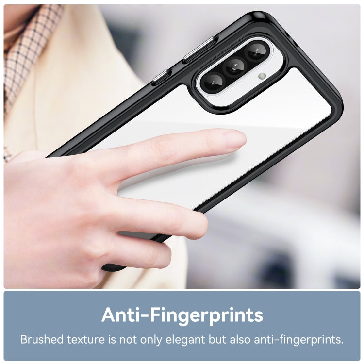 For Samsung Galaxy A56 5G Colorful Series Acrylic Hybrid TPU Phone Case