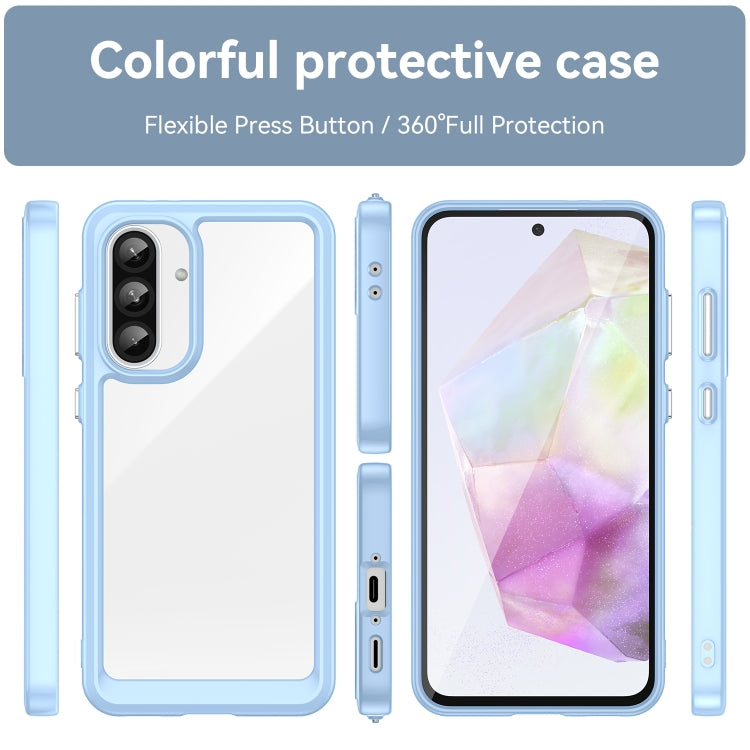 For Samsung Galaxy A56 5G Colorful Series Acrylic Hybrid TPU Phone Case