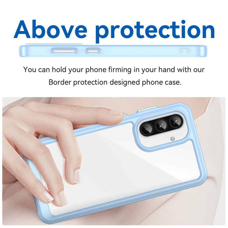 For Samsung Galaxy A56 5G Colorful Series Acrylic Hybrid TPU Phone Case