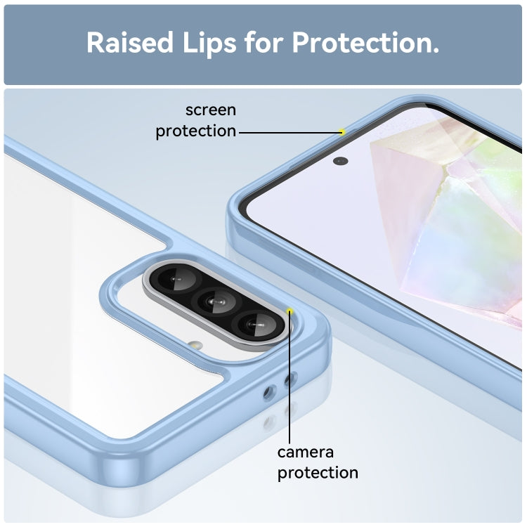 For Samsung Galaxy A56 5G Colorful Series Acrylic Hybrid TPU Phone Case