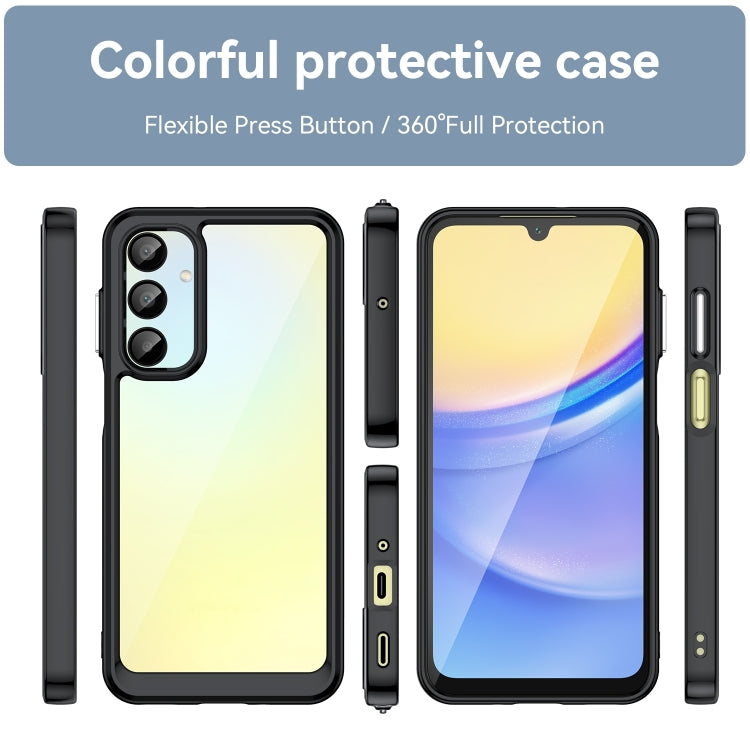 For Samsung Galaxy A26 5G Colorful Series Acrylic Hybrid TPU Phone Case