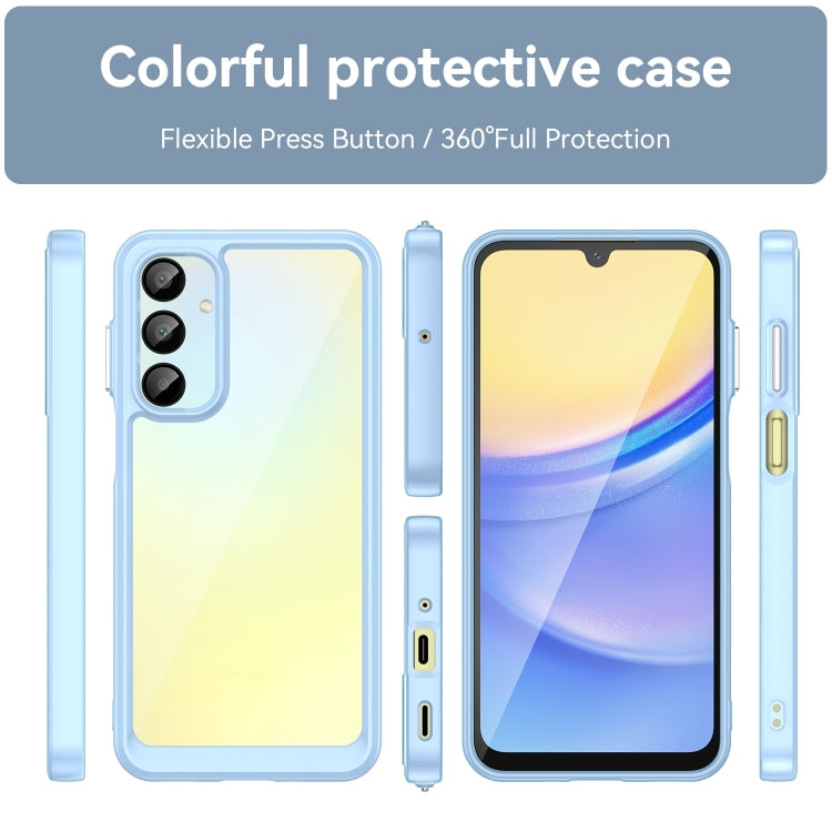 For Samsung Galaxy A26 5G Colorful Series Acrylic Hybrid TPU Phone Case