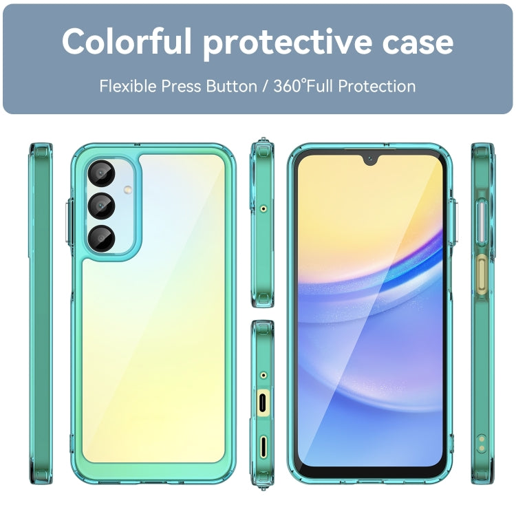 For Samsung Galaxy A26 5G Colorful Series Acrylic Hybrid TPU Phone Case