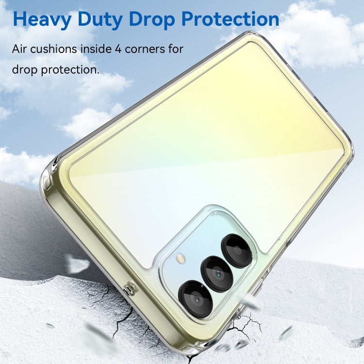 For Samsung Galaxy A26 5G Colorful Series Acrylic Hybrid TPU Phone Case