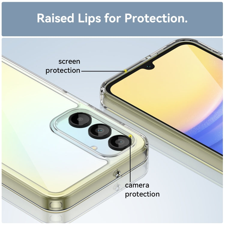 For Samsung Galaxy A26 5G Colorful Series Acrylic Hybrid TPU Phone Case