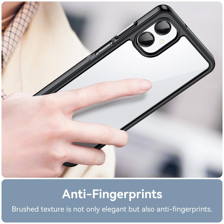 For Samsung Galaxy A06 5G Colorful Series Acrylic Hybrid TPU Phone Case