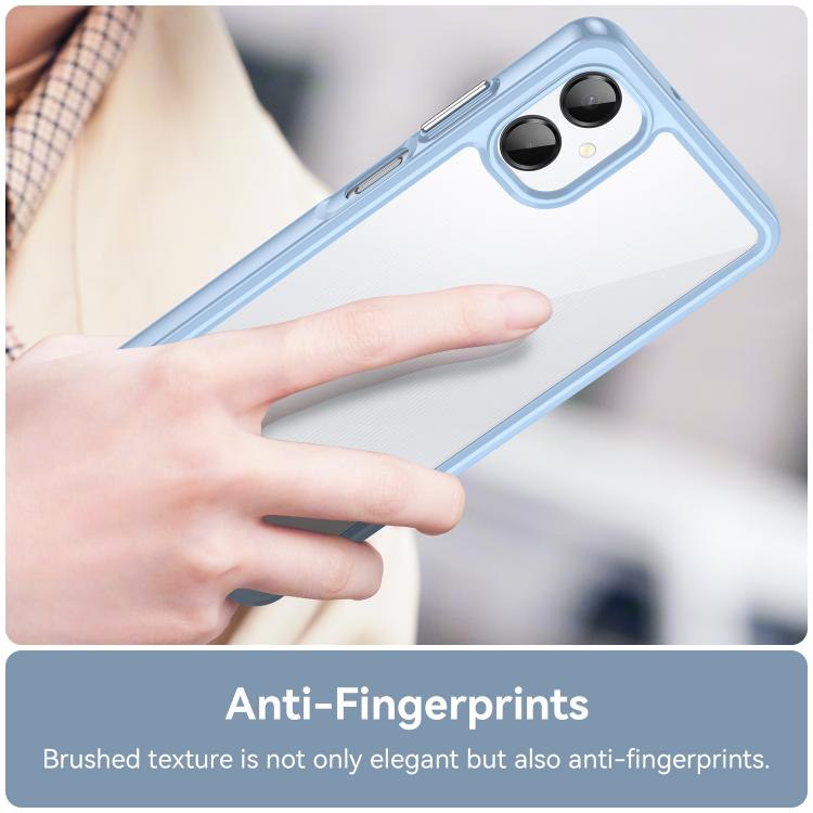For Samsung Galaxy A06 5G Colorful Series Acrylic Hybrid TPU Phone Case