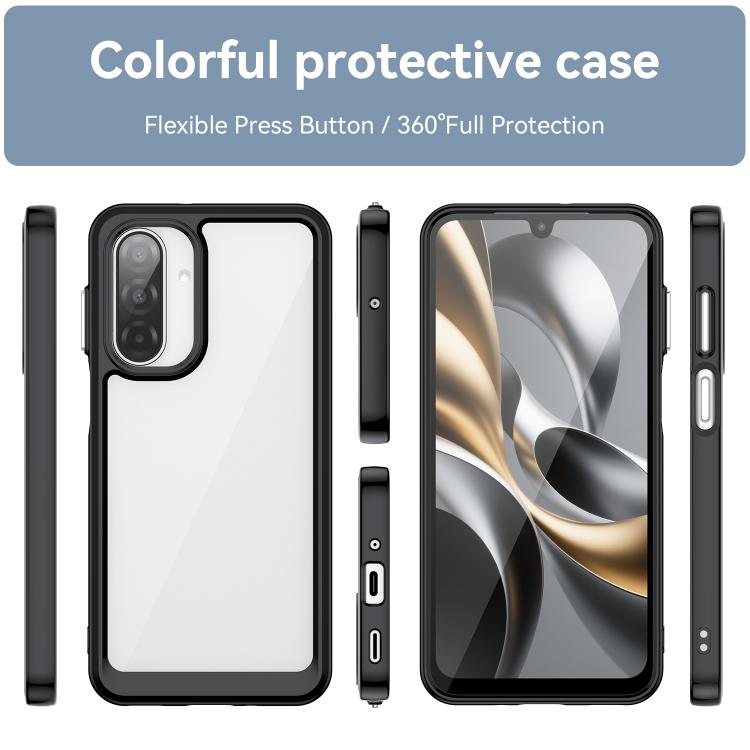 For Samsung Galaxy A17 5G Colorful Series Acrylic Hybrid TPU Phone Case