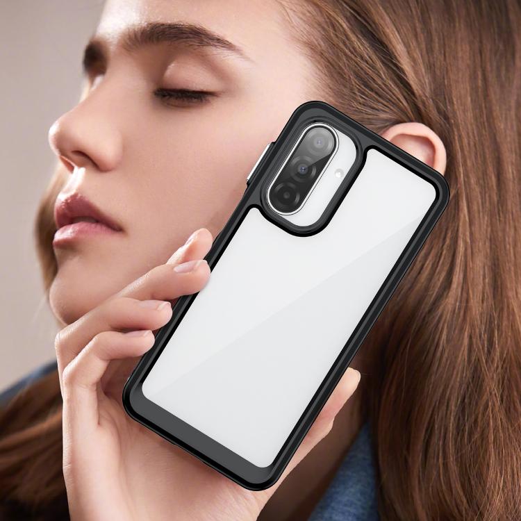 For Samsung Galaxy A17 5G Colorful Series Acrylic Hybrid TPU Phone Case