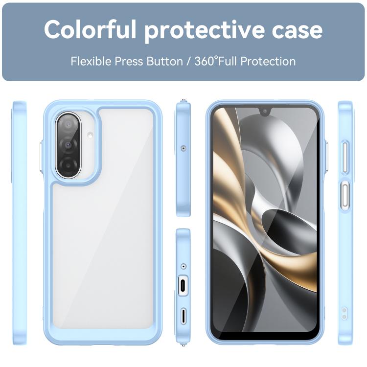 For Samsung Galaxy A17 5G Colorful Series Acrylic Hybrid TPU Phone Case