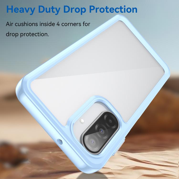 For Samsung Galaxy A17 5G Colorful Series Acrylic Hybrid TPU Phone Case