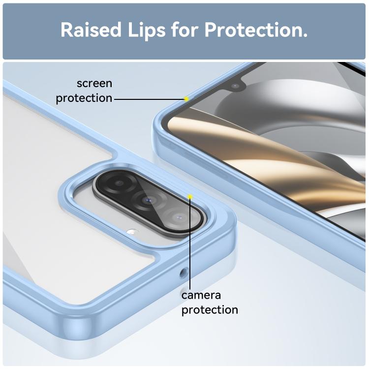 For Samsung Galaxy A17 5G Colorful Series Acrylic Hybrid TPU Phone Case
