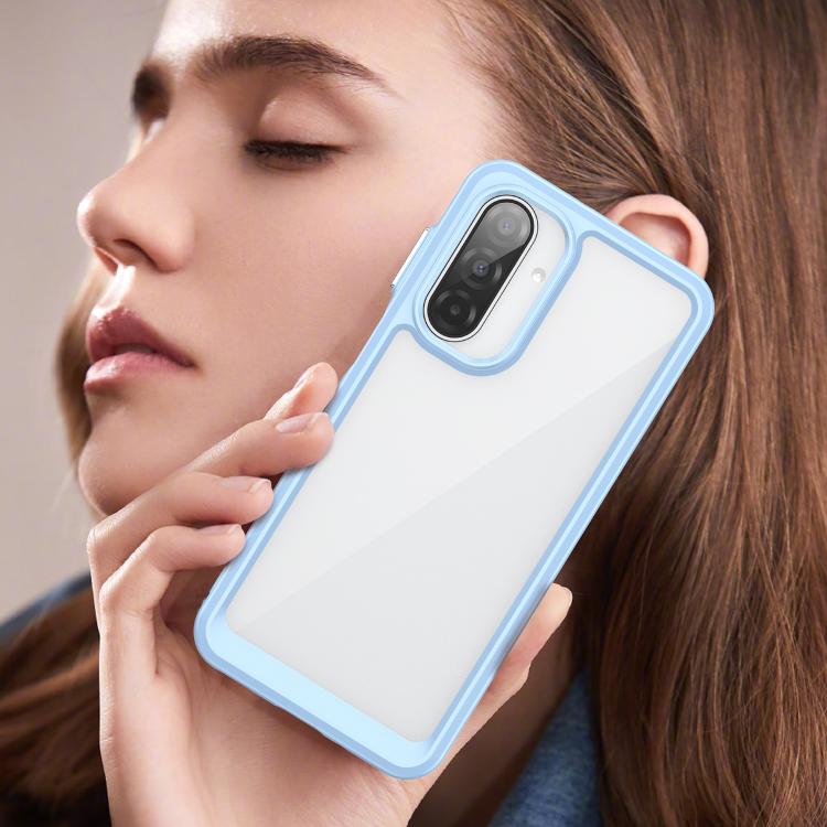 For Samsung Galaxy A17 5G Colorful Series Acrylic Hybrid TPU Phone Case